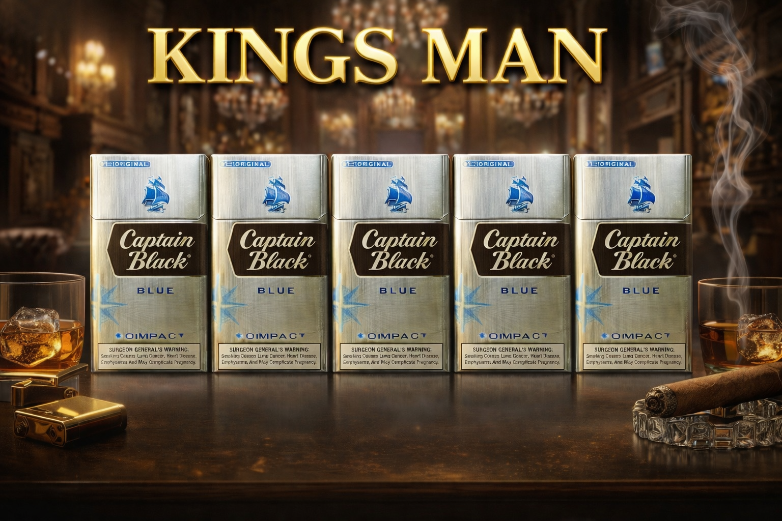 Captain Black Blue Captain Black Blue Sigara (10 Paket) - Görsel 1