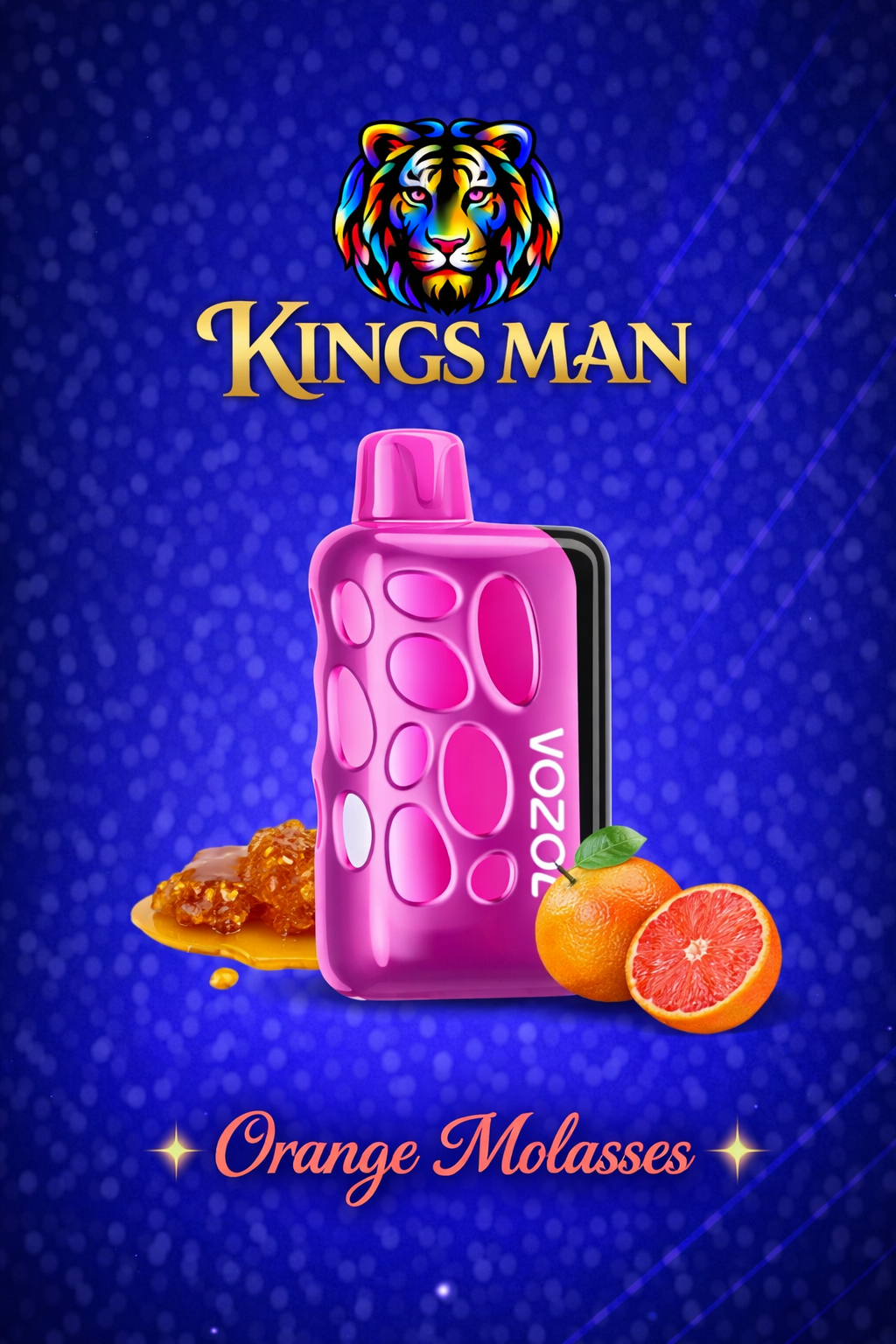 Orange Molasses Vozol Rave 40000 Puff Orange Molasses - Görsel 1