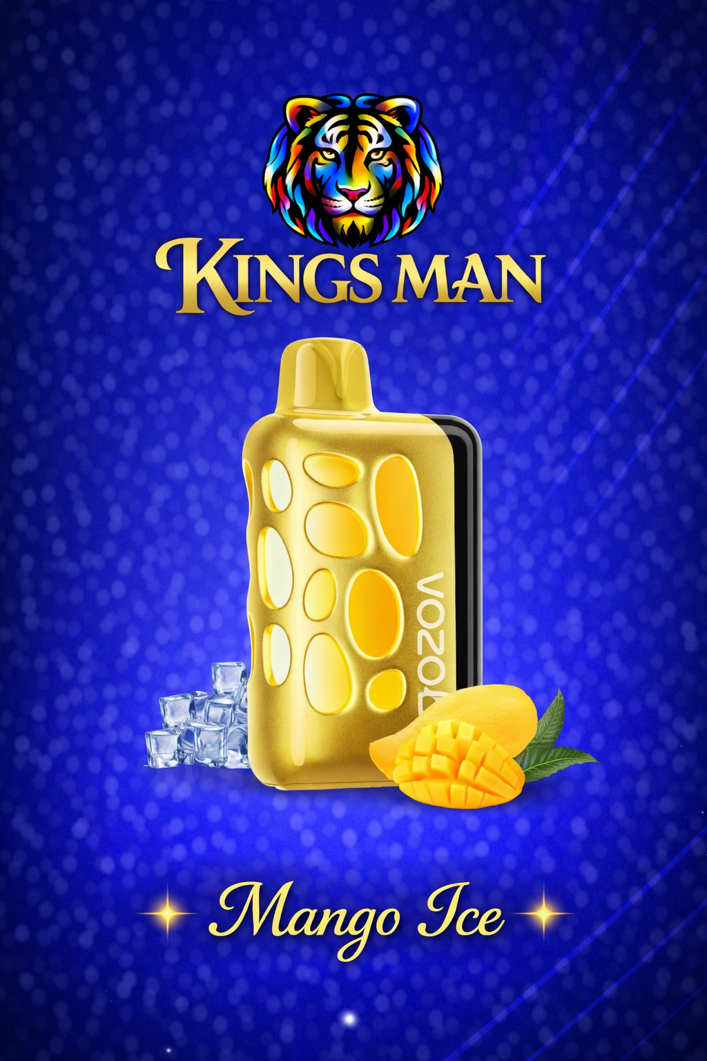 Mango Ice Vozol Rave 40000 Puff Mango Ice - Görsel 1