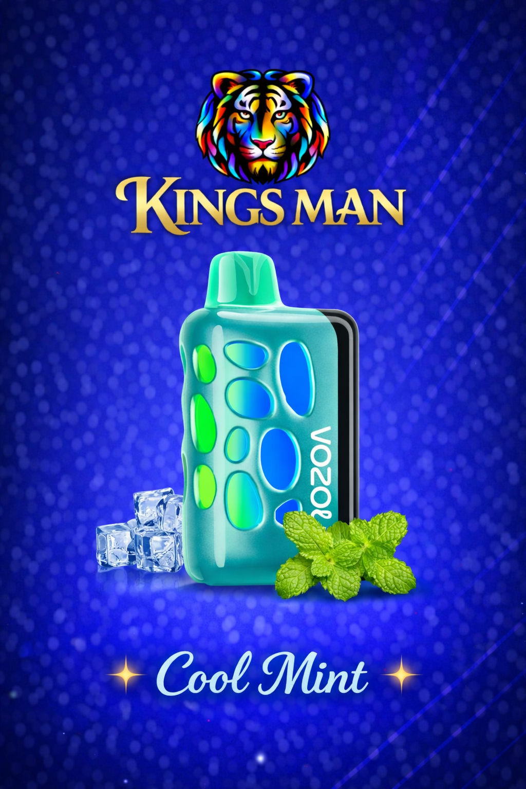 Cool Mint Vozol Rave 40000 Puff Cool Mint - Görsel 1