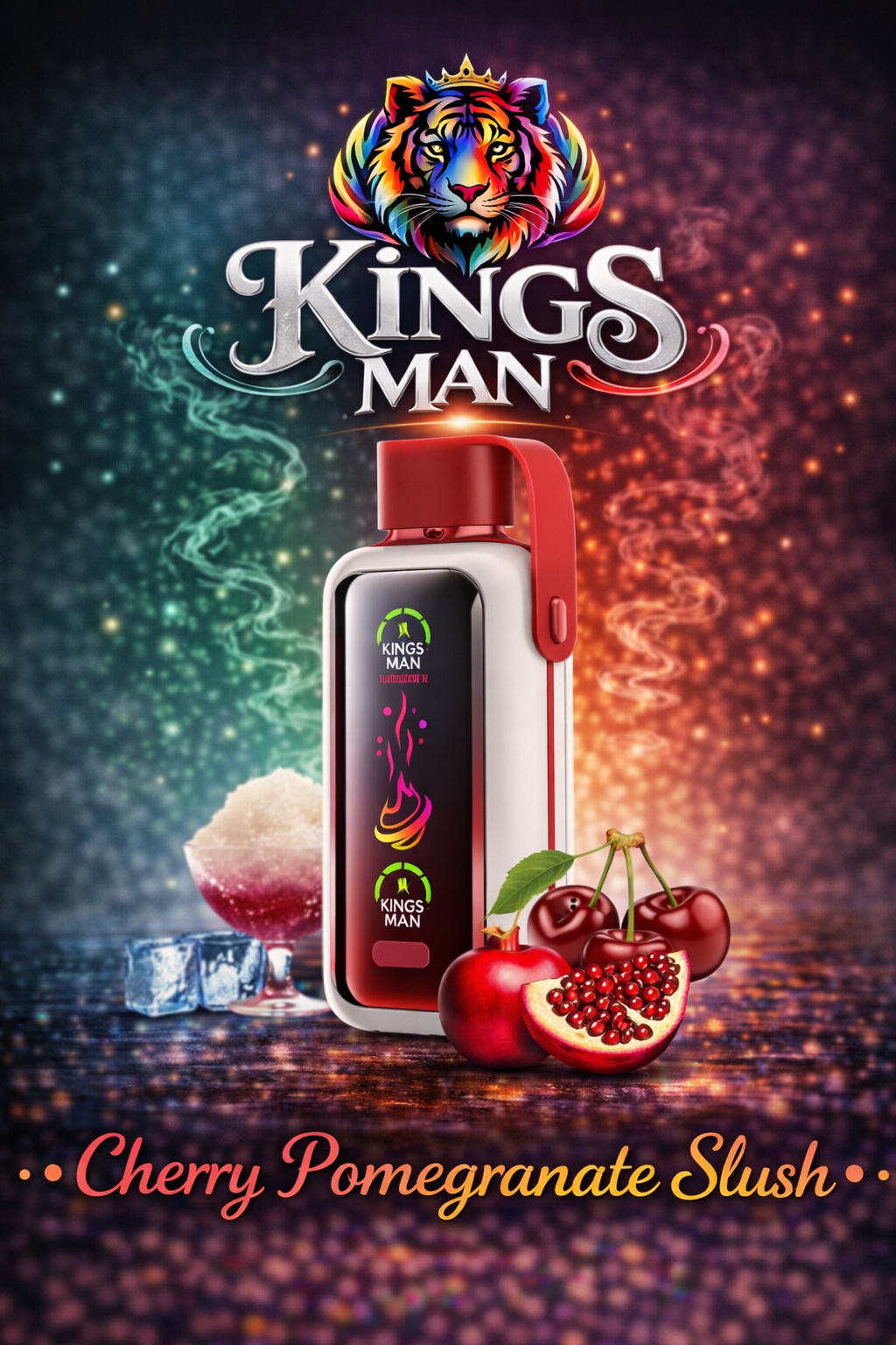 Cherry Pomegranate Slush Vozol Star 20000 Puff Cherry Pomegranate Slush - Görsel 1