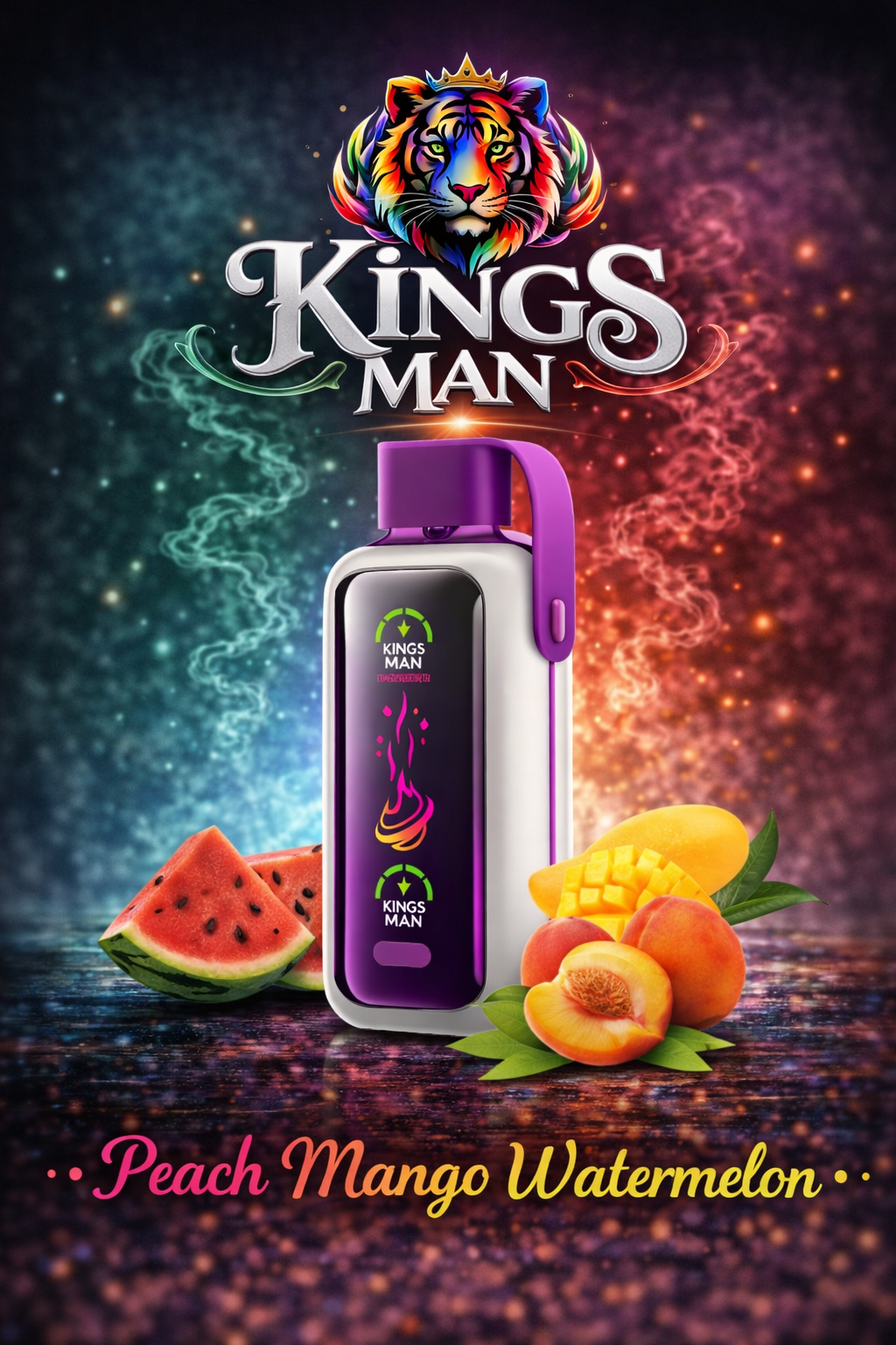 Peach Mango Watermelon Vozol Star 20000 Puff Peach Mango Watermelon - Görsel 1