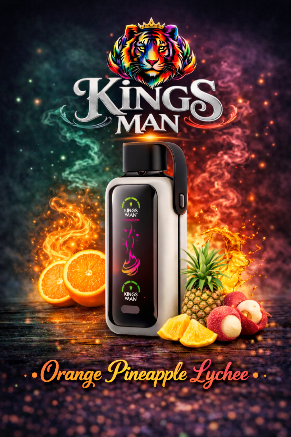 Orange Pineapple Lychee Vozol Star 20000 Puff Orange Pineapple Lychee - Görsel 1