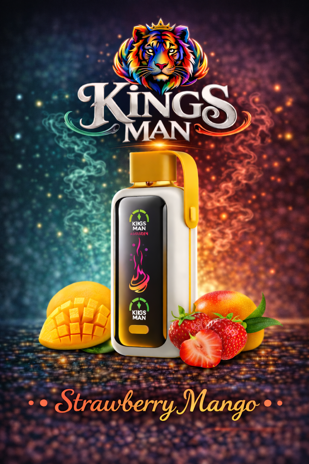 Strawberry Mango Vozol Star 20000 Puff Strawberry Mango - Görsel 1