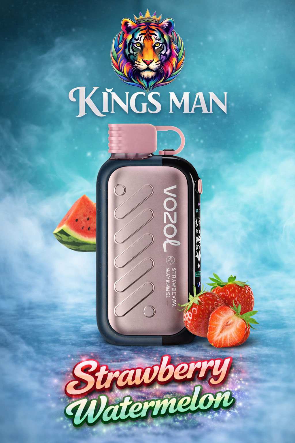 Strawberry Watermelon Vozol Gear 50000 Puff Strawberry Watermelon - Görsel 1