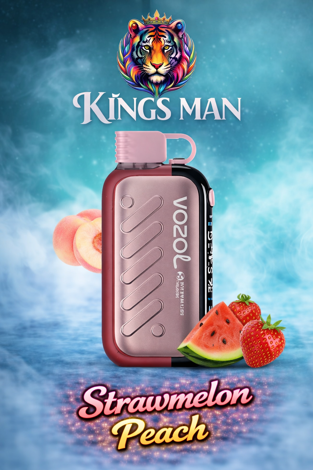 Strawmelon Peach Vozol Gear 50000 Strawmelon Peach - Görsel 1