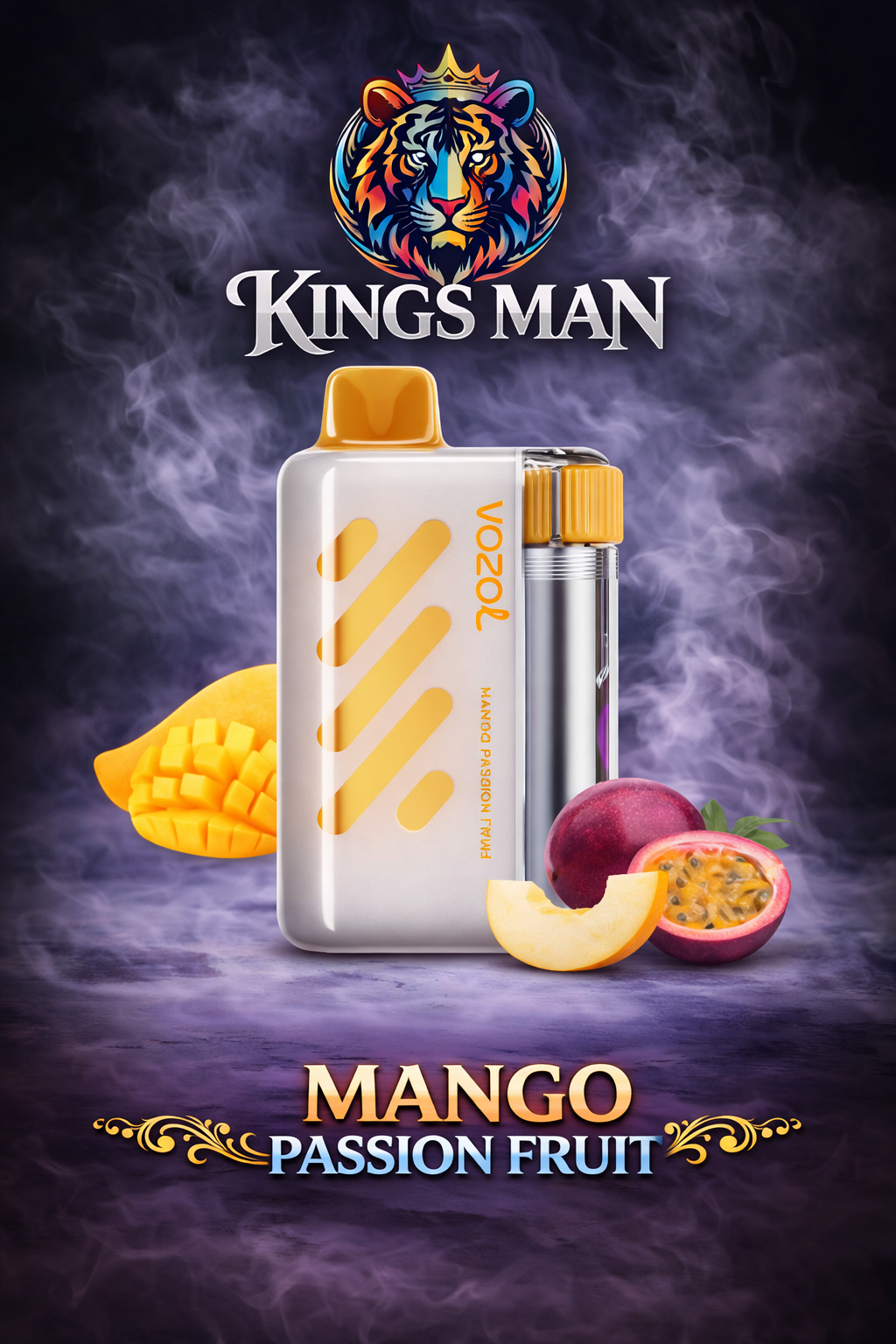 Mango Passion Fruit Vozol Vista 40000 Puff Mango Passion Fruit - Görsel 1