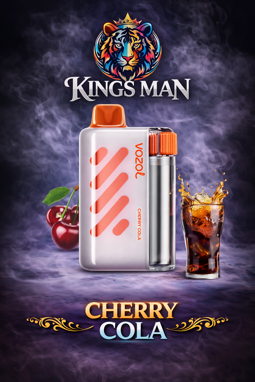 Cherry Cola Vozol Vista 40000 Puff Cherry Cola - Görsel 1