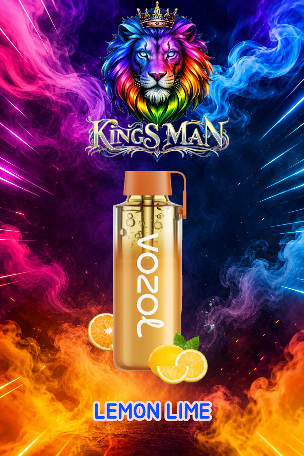 LEMON LIME Vozol Neon 12000 Pro Puff Lemon Lime - Görsel 1