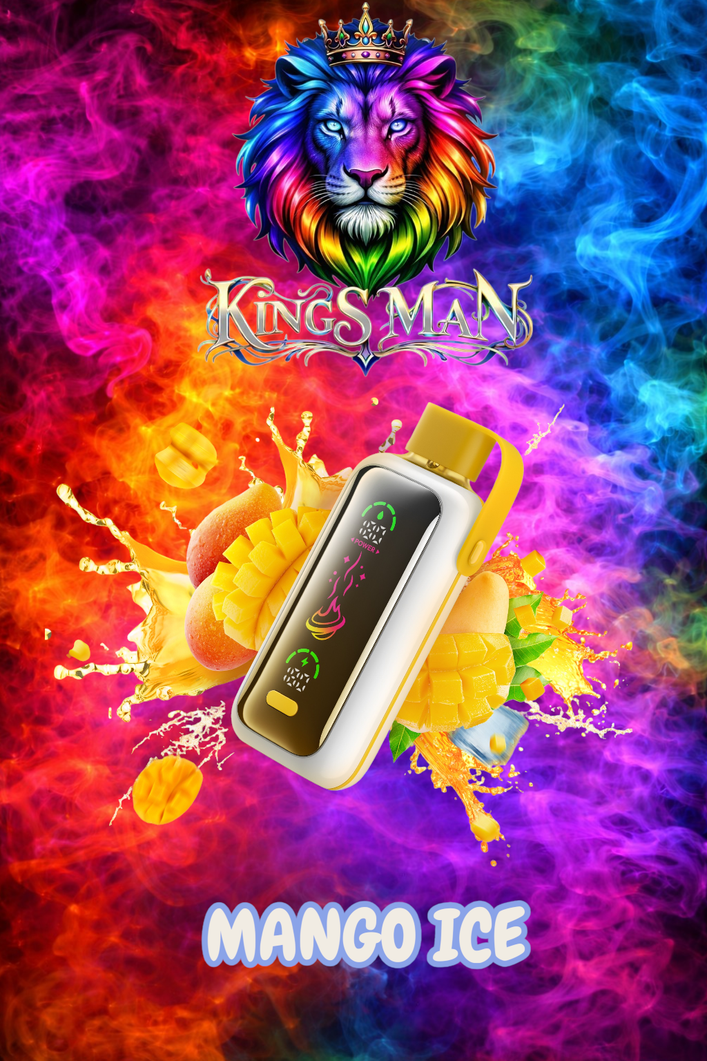 MANGO ICE Vozol Star 20000 Puff Mango Ice - Görsel 1